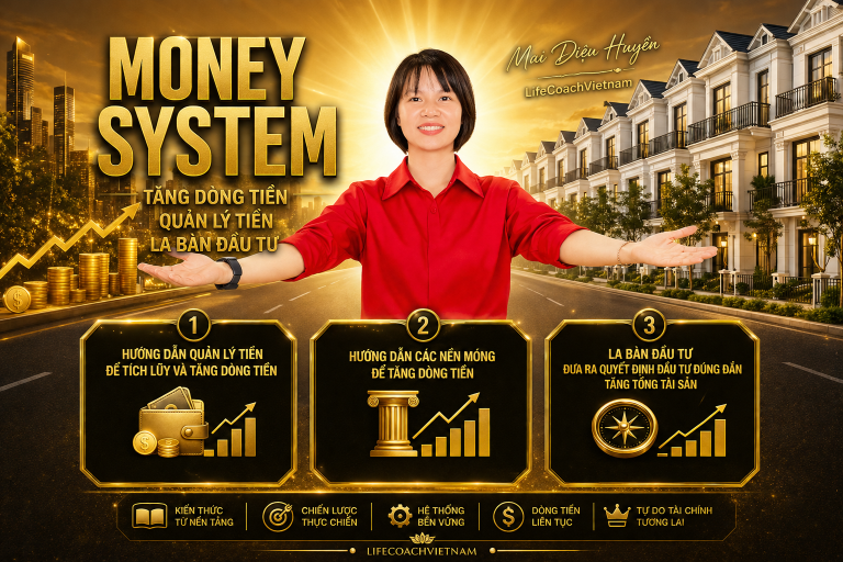 MONEY SYSTEM: COMBO CƠ BẢN QUẢN LÝ TIỀN, ĐẦU TƯ TIỀN, TĂNG TRƯỞNG TÀI CHÍNH