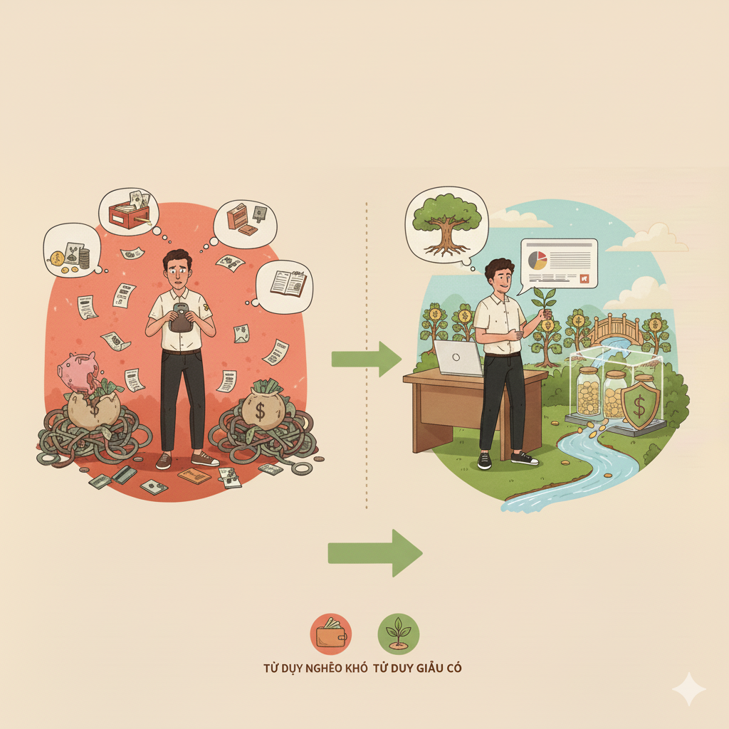 tư duy về tiền giúp ban giàu có và hạnh phúc